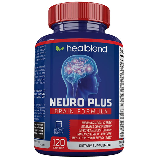 Bottle of Neuro Plus Brain & Focus Formula (120 capsules)