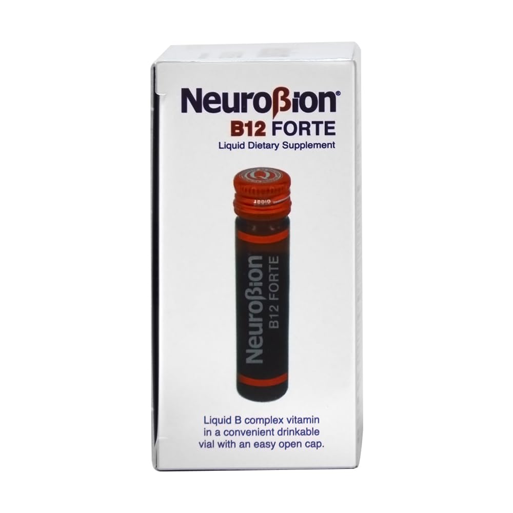 Display of Neurobion B12 Forte packaging and vials