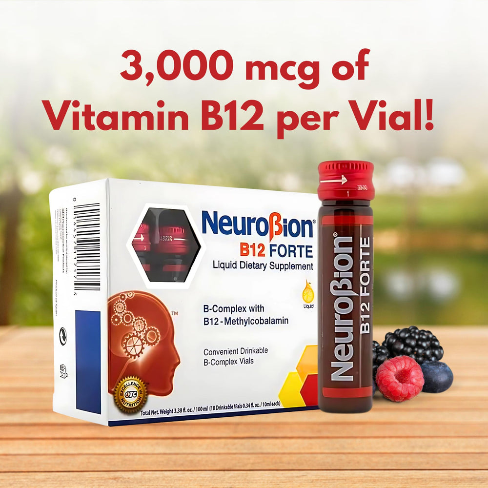 Packaging may vary label on Neurobion B12 Forte