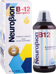 Front view of Neurobion Vitamin B12 Complex 16 oz Liquid Citrus bottle