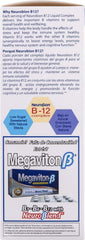 Nutrition facts panel for Neurobion Vitamin B12 Complex Citrus 16 oz