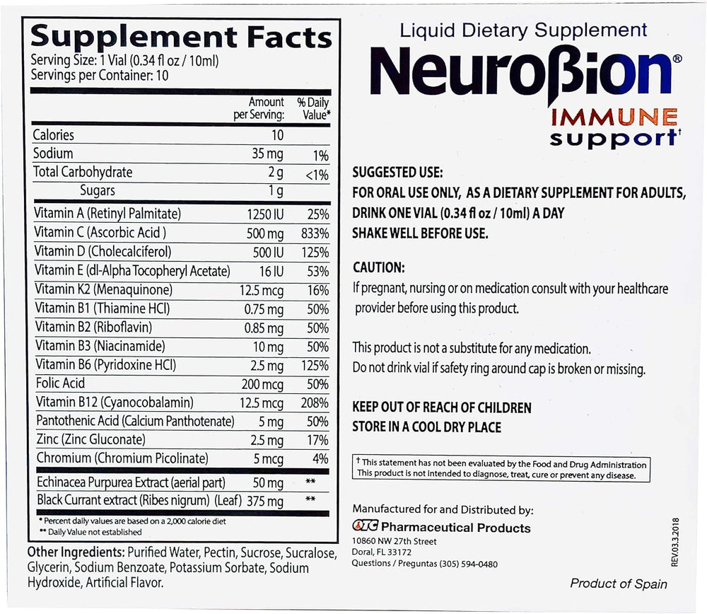 Easy-to-carry Neurobion bottle for on-the-go immunity