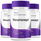 Neurocept 3-pack bottle front view