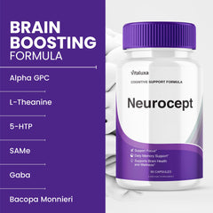 Neurocept 3-pack bottle side view