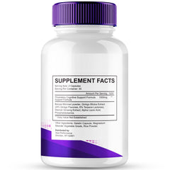 Close-up of Neurocept bottle label