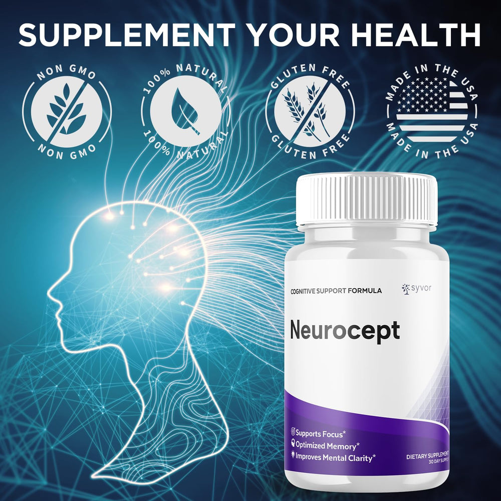 Neurocept Capsules nutrition facts panel