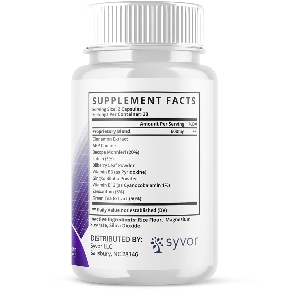 Lifestyle shot featuring Neurocept Capsules on a desk
