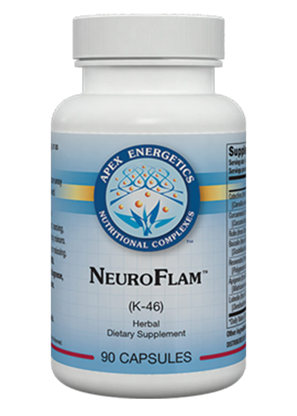 Apex Energetics NeuroFlam K-46 90 capsules bottle by Sittiyakul