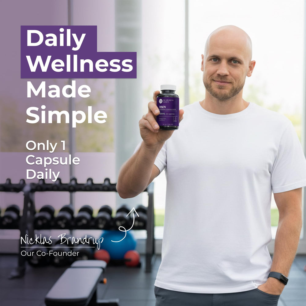 Neurogan NMN supplement packaging on shelf emphasizing vegan, non-GMO, gluten-free.