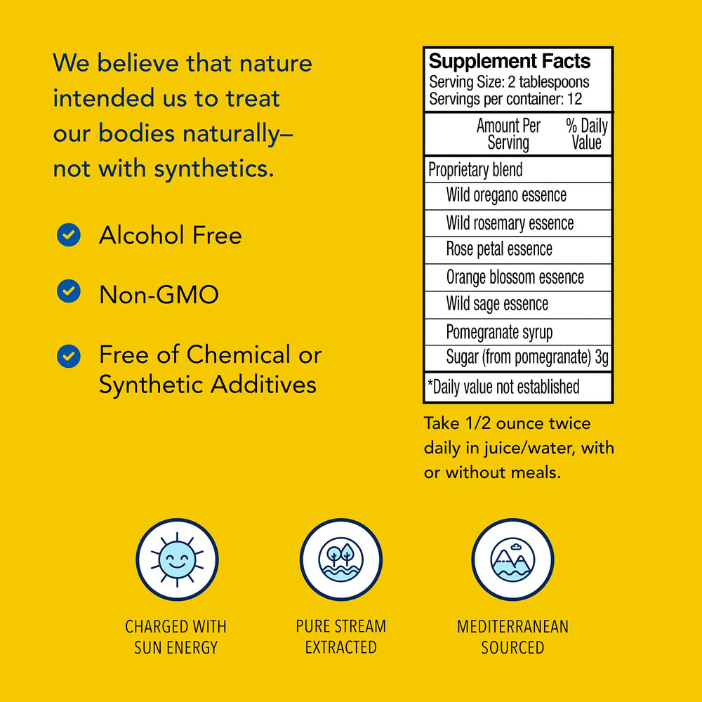 Close-up of full ingredient list