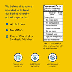 Close-up of full ingredient list