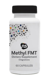Front view of NeuroScience Methyl FMT bottle with 60 capsules