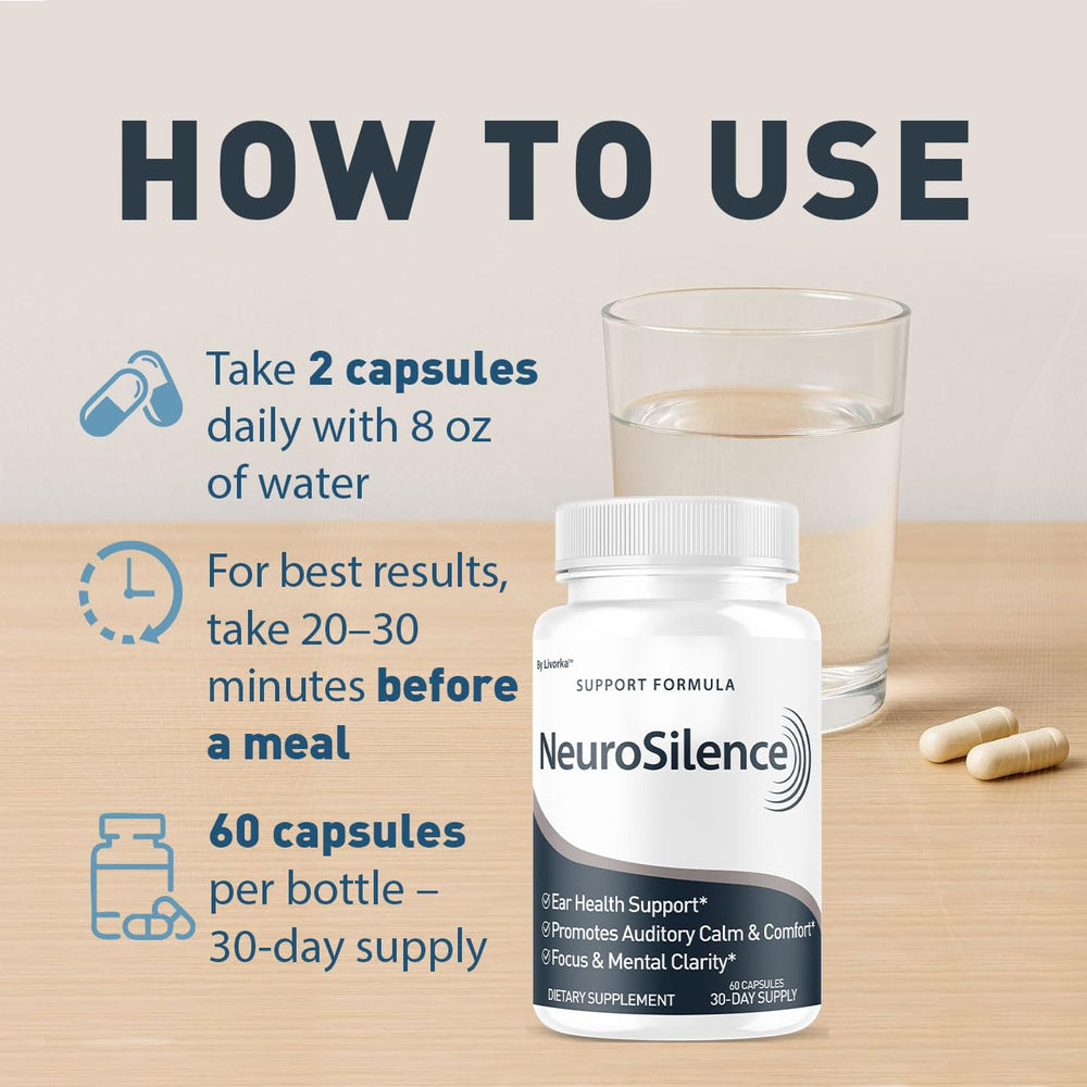 First NeuroSilence bottle from the 3-pack