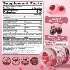NEVISS bottle label detail highlighting 800mg per serving and collagen types.
