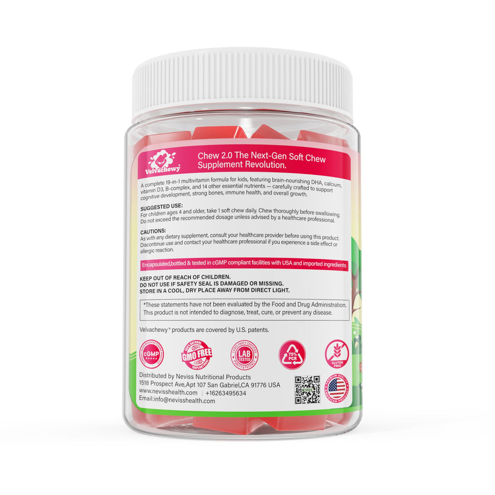60-day supply packaging with serving information
