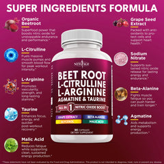 L-Arginine component in NO2 blend