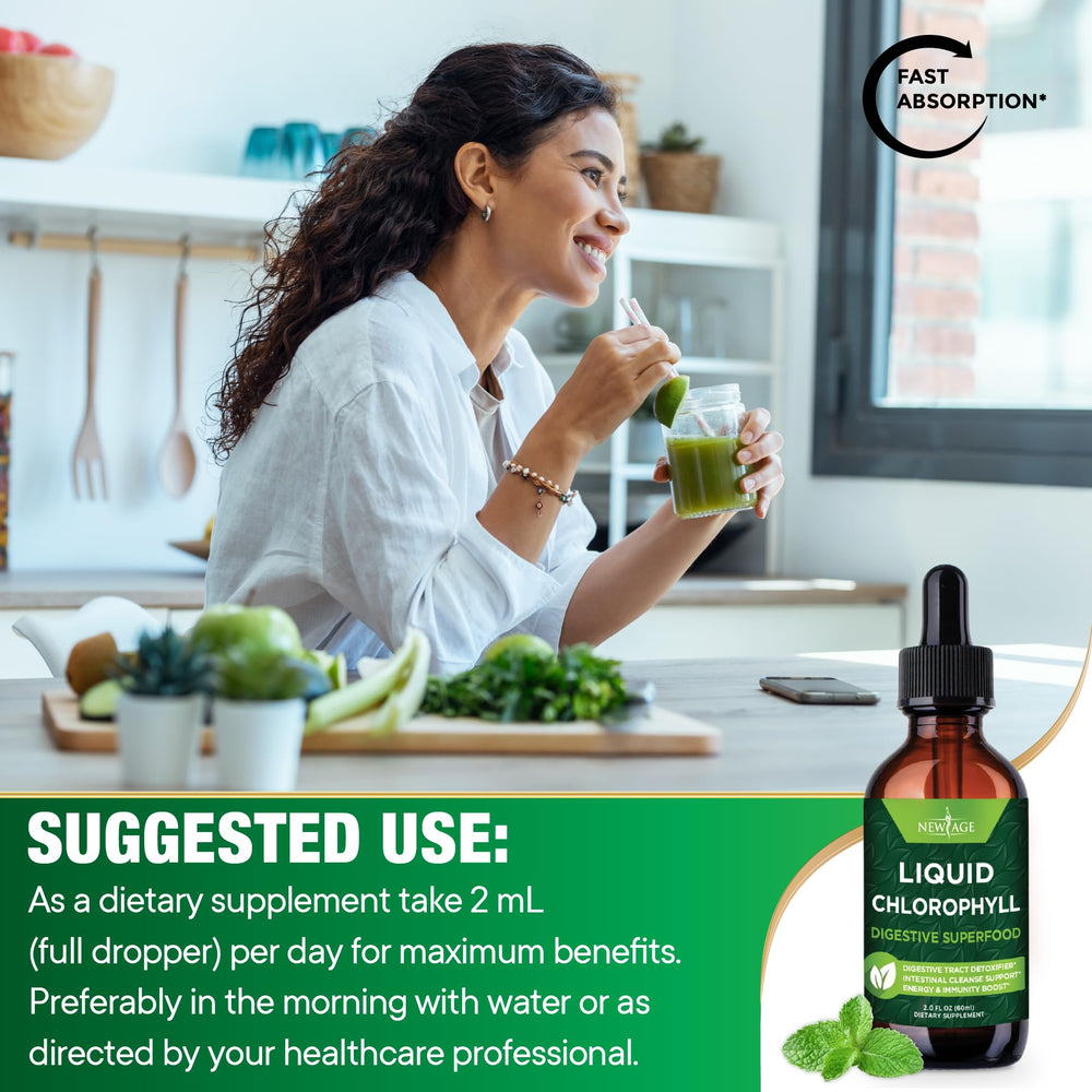 Chlorophyll Drops packaging and box