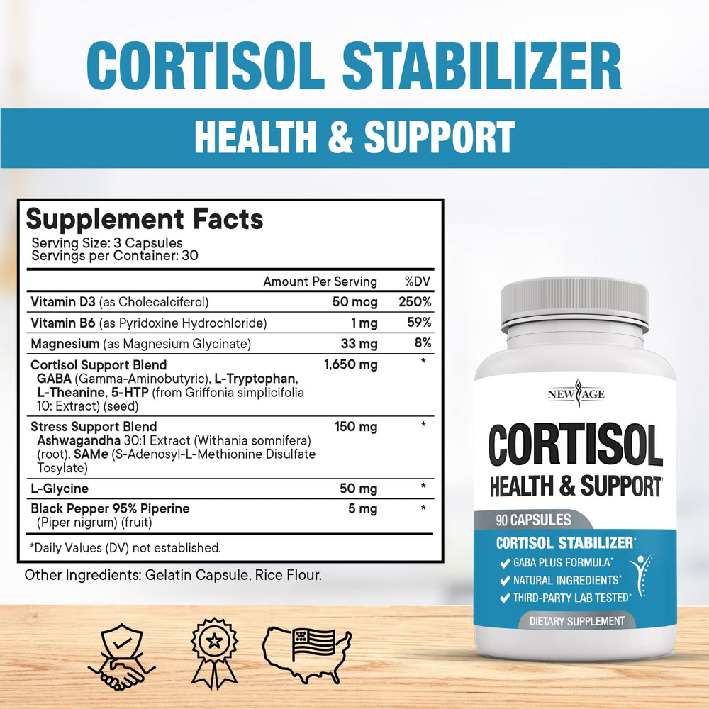 All-in-one cortisol support formula for stress balance