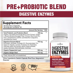 Probiotic capsules and lipase supplement