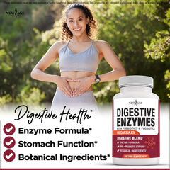 Made in USA Non-GMO digestive enzymes