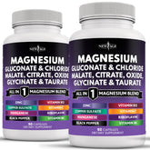 New Age Magnesium supplement bottle labeled 180 count