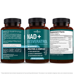 NEW AGE NAD+ Complex USA made facility seal indicating quality control