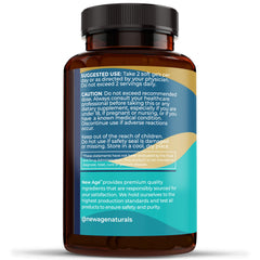 Two bottles of NEW AGE Omega 3 Fish Oil in pack of 2