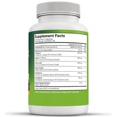 Product packaging and 120-count information on label