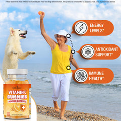 Nutrition label for New Age Vitamin C Gummies