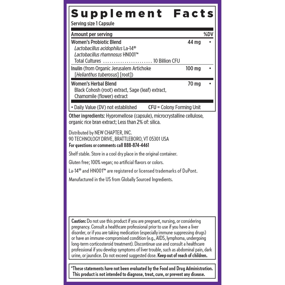 Vaginal microbiome support graphic