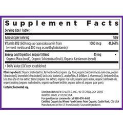 Vitamin B12 supporting healthy red blood cells and cellular energy