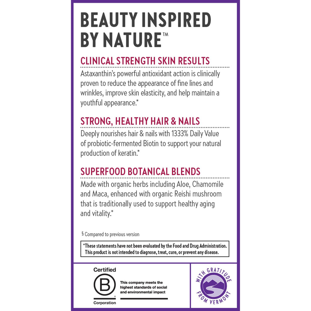 Lifestyle image showing healthy hair, skin and nails