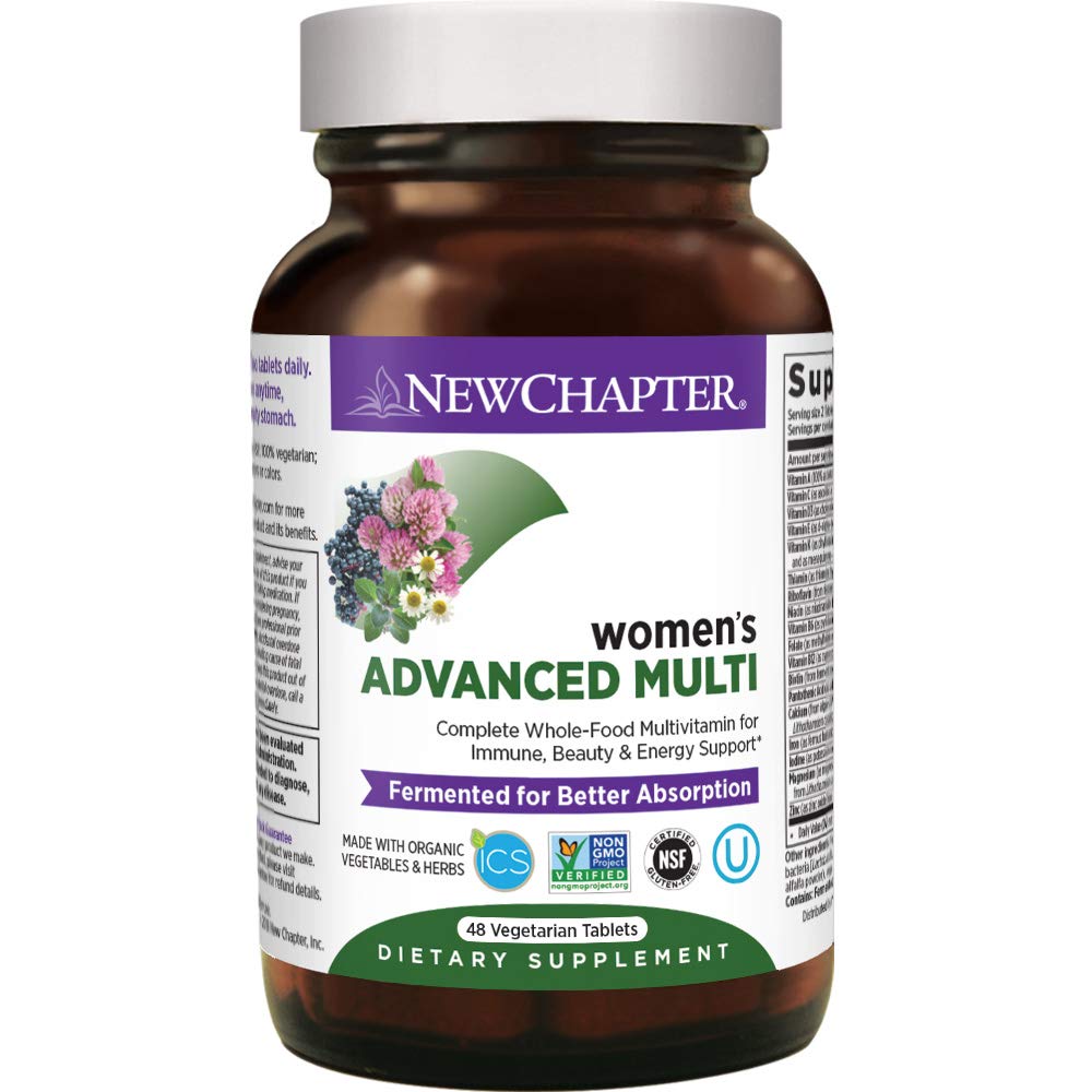 Bottle of New Chapter Every Woman Multivitamin with label