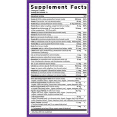 Label highlighting Iron, Vitamin D3 and B vitamins