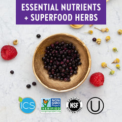 Fermented vitamins showing probiotic culture