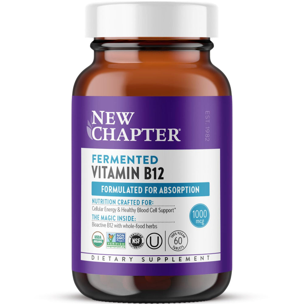 New Chapter Fermented Vitamin B12 1000 mcg bottle front label