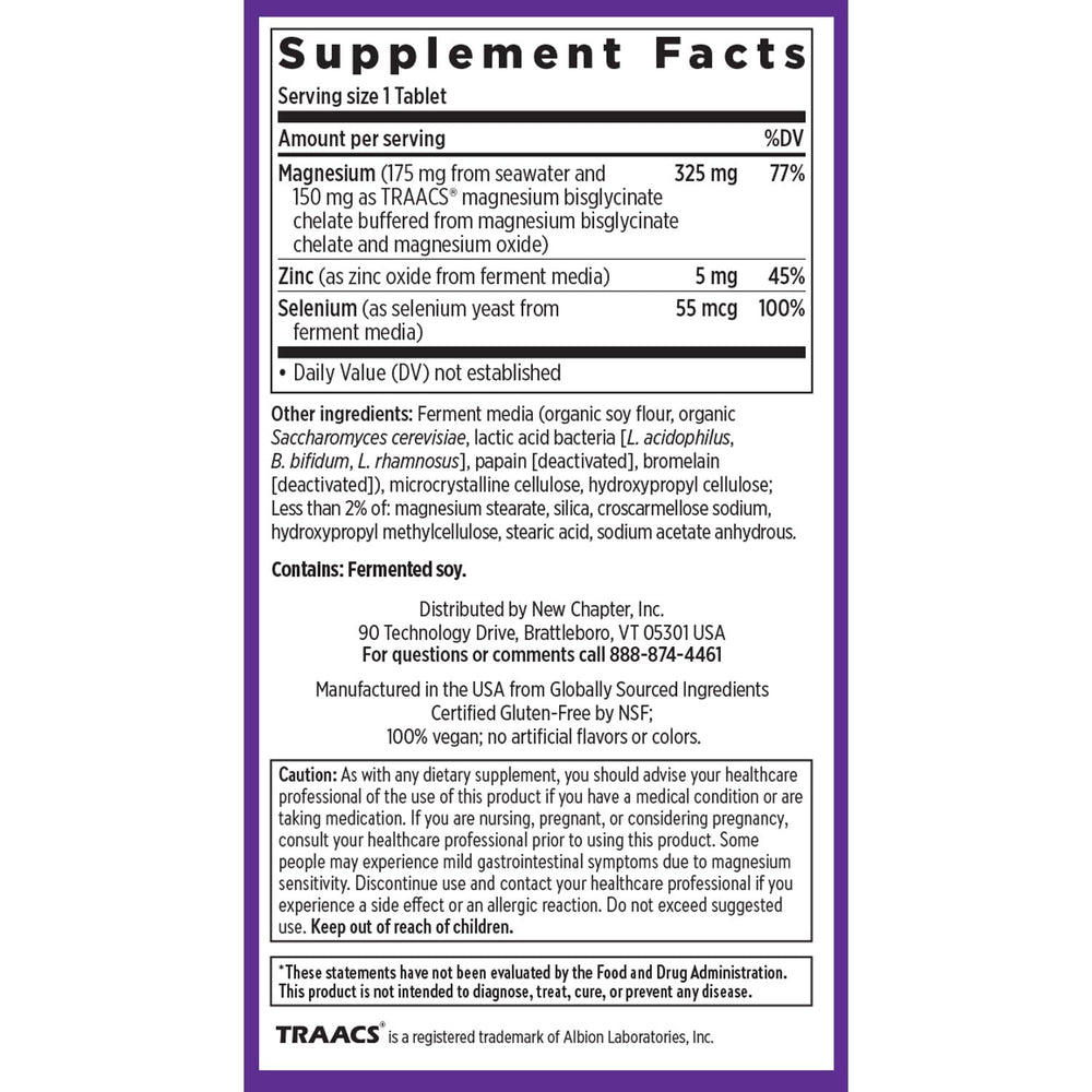High-quality TRAACS magnesium bisglycinate with full-spectrum magnesium