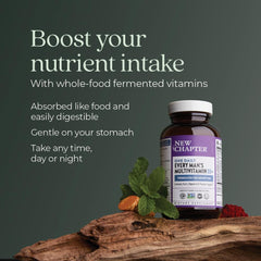 Ingredients label showing organic vegetables and herbs