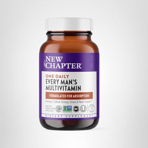 Product packaging design of New Chapter men's multivitamin