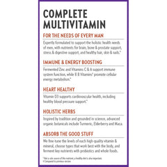 New Chapter Men's Multivitamin store display demonstrates accessibility.