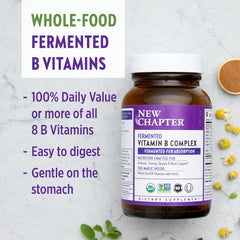 Product shot with clear background showing Vitamin B Complex bottle