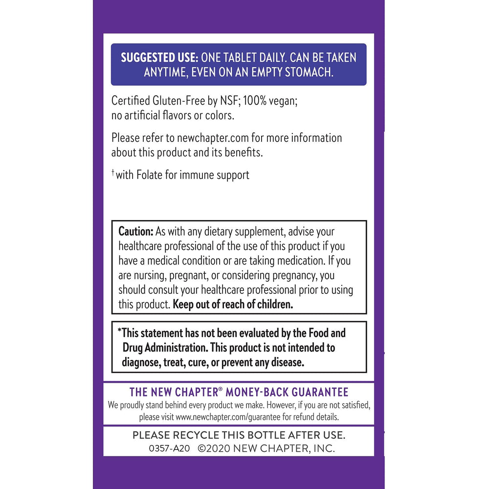 Vegan-friendly, organic fermented Vitamin B Complex packaging