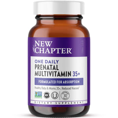 New Chapter Prenatal 35+ bottle and label