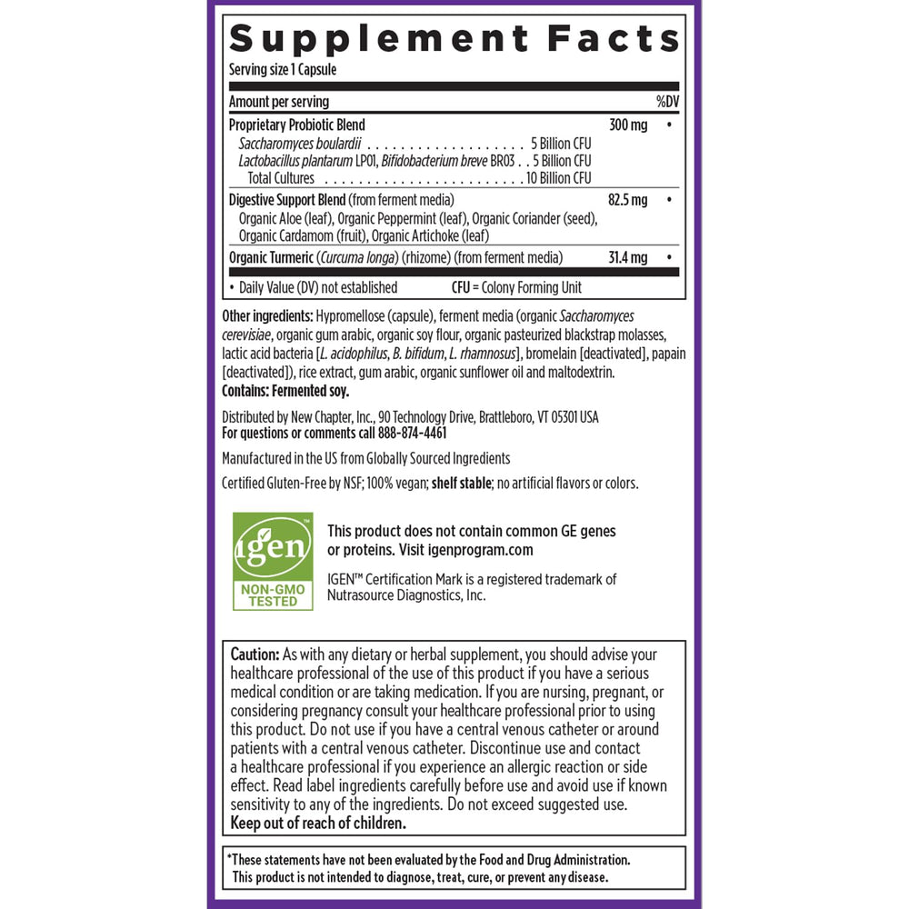 DNA-tested probiotic strains seal