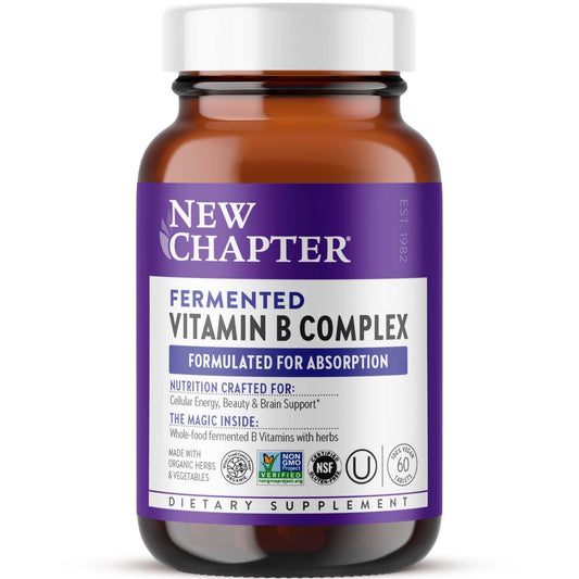 New Chapter Vitamin B Complex bottle label