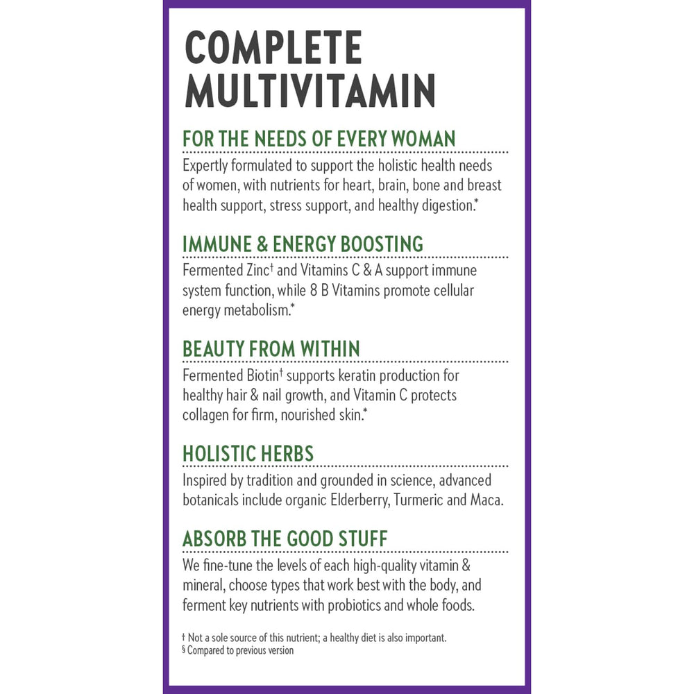 Packaging of New Chapter Women's Multivitamin 48 count