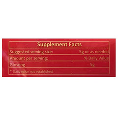 Back panel showing product information