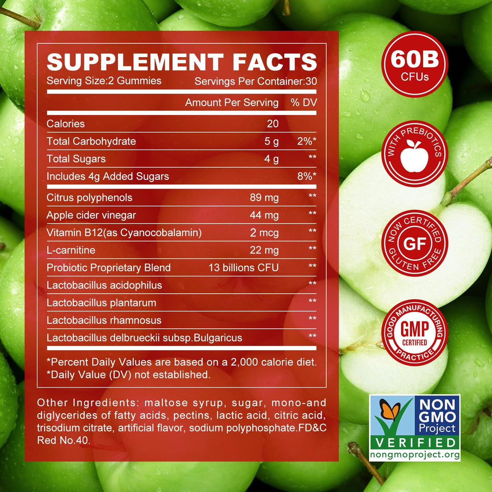Label highlighting vegan, non-GMO, gluten-free attributes