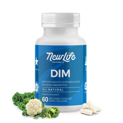 NewLife Naturals DIM 300mg supplement bottle – front view