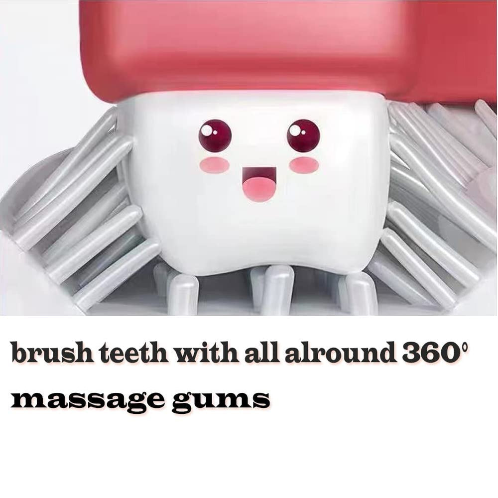 Four-pack of Newrichbee U-shaped toothbrushes